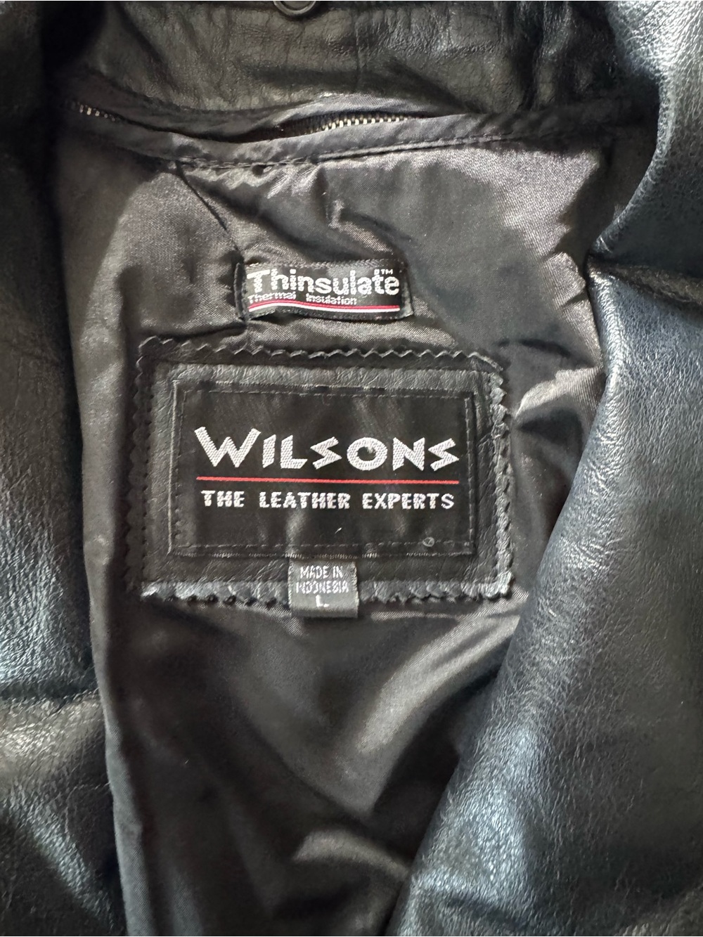 Vintage Wilsons Leather Long Coat – Unisex L – Black Leather – 3M Thinsulate